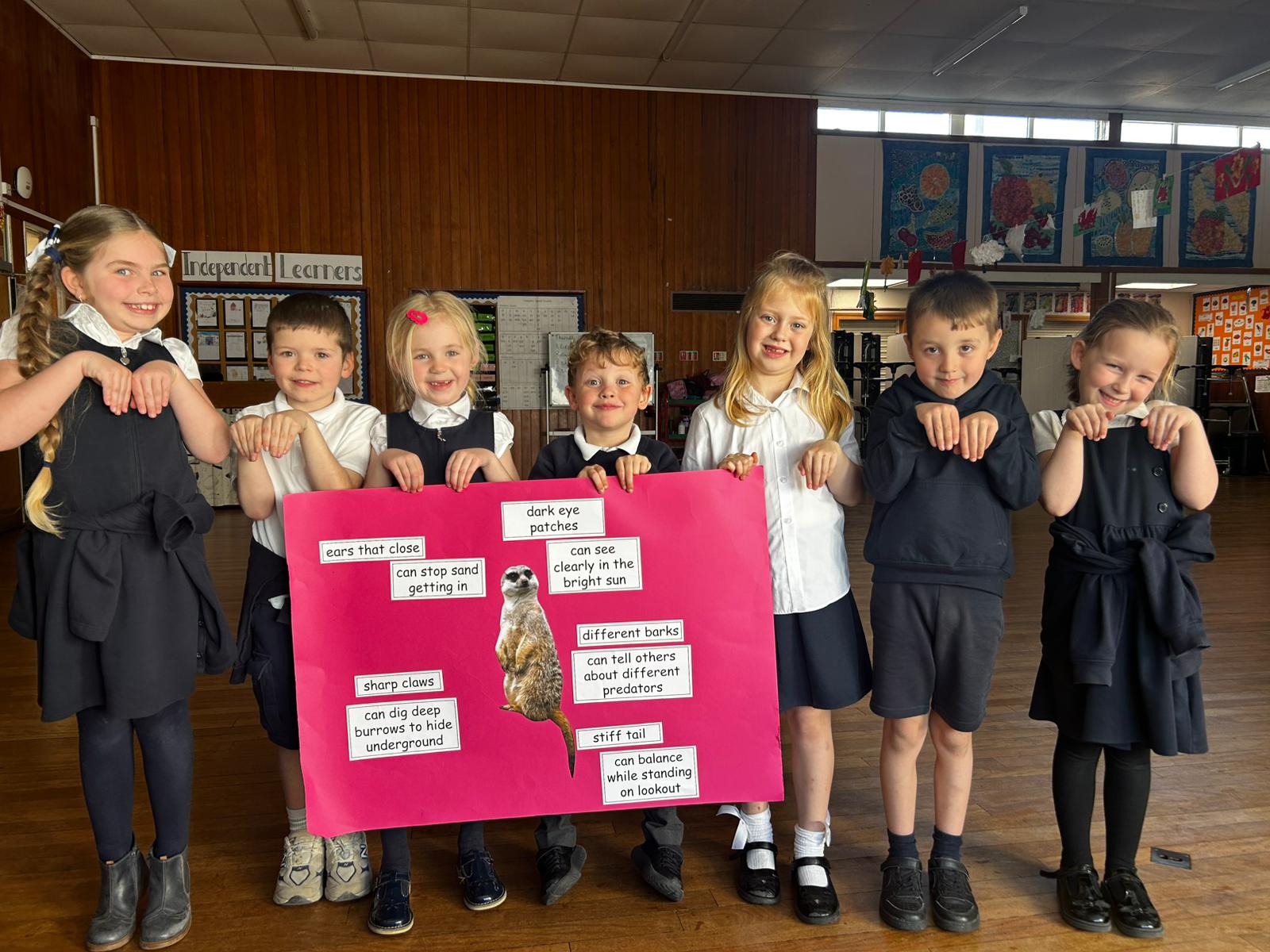 Children achieving strong results in school